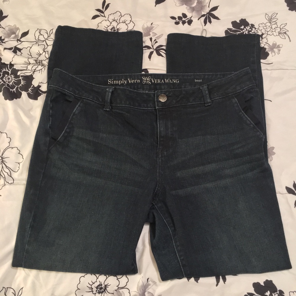 Vera Wang Bootcut Denim Jeans